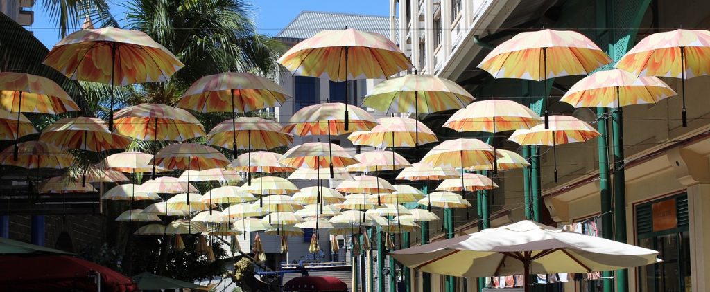 port louis  Mauritius met kinderen